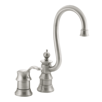 Waterhill Chrome one-handle high arc bar faucet