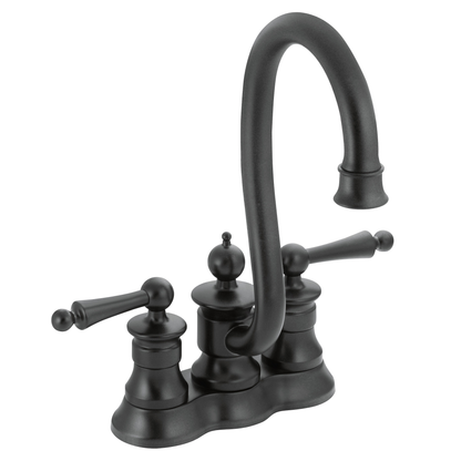 Waterhill Chrome two-handle high arc bar faucet