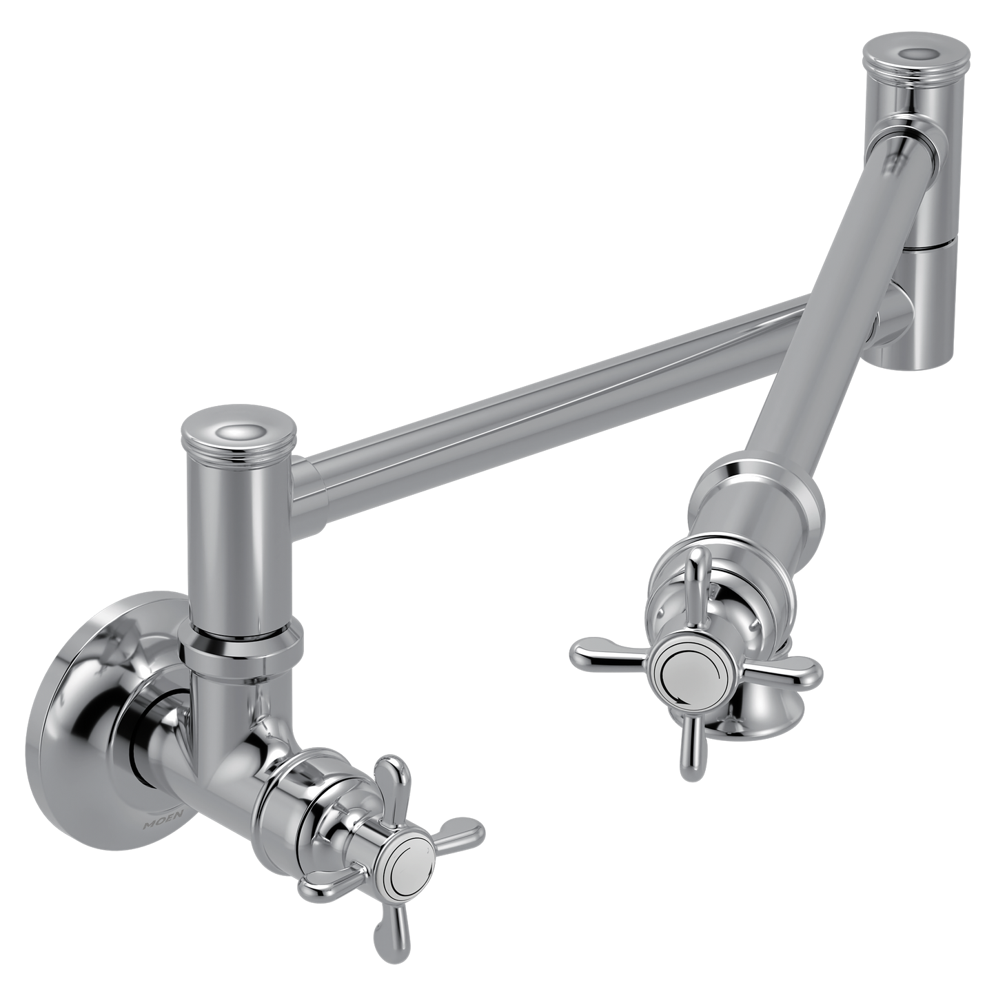 Traditional Pot Filler Chrome two-handle kitchen faucet