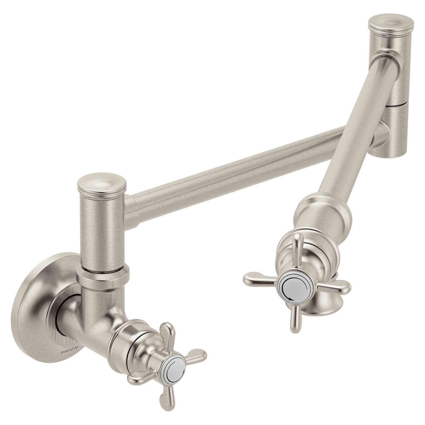 Traditional Pot Filler Chrome two-handle kitchen faucet