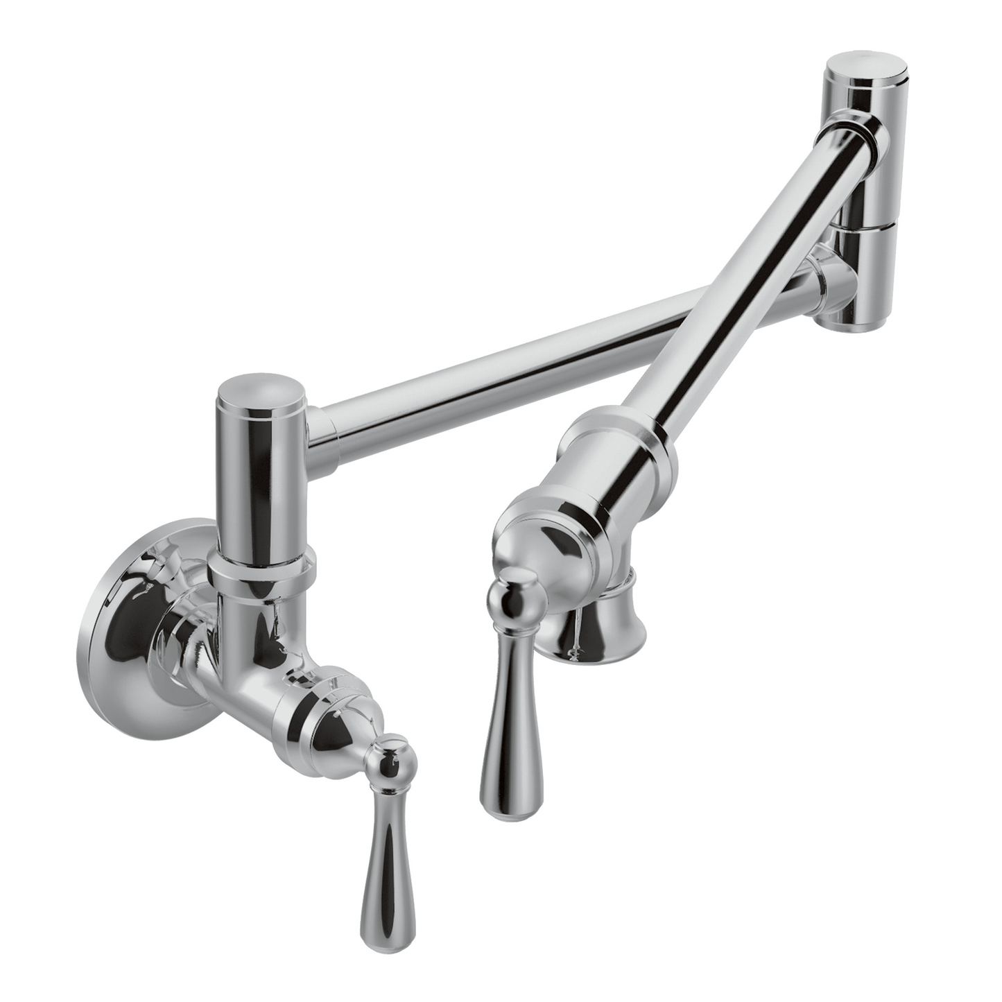 Traditional Pot Filler Traditional Two-Handle Pot Filler Kitchen Faucet