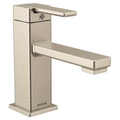 90 Degree One-Handle Low Arc Bathroom Faucet