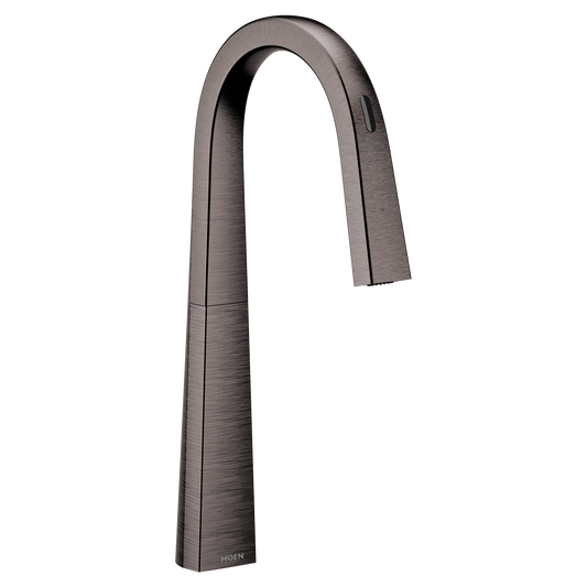 Nio Chrome one-handle high arc pulldown kitchen faucet