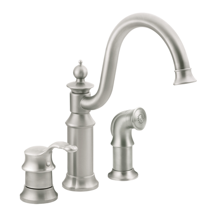 Waterhill Chrome One-Handle High Arc Kitchen Faucet