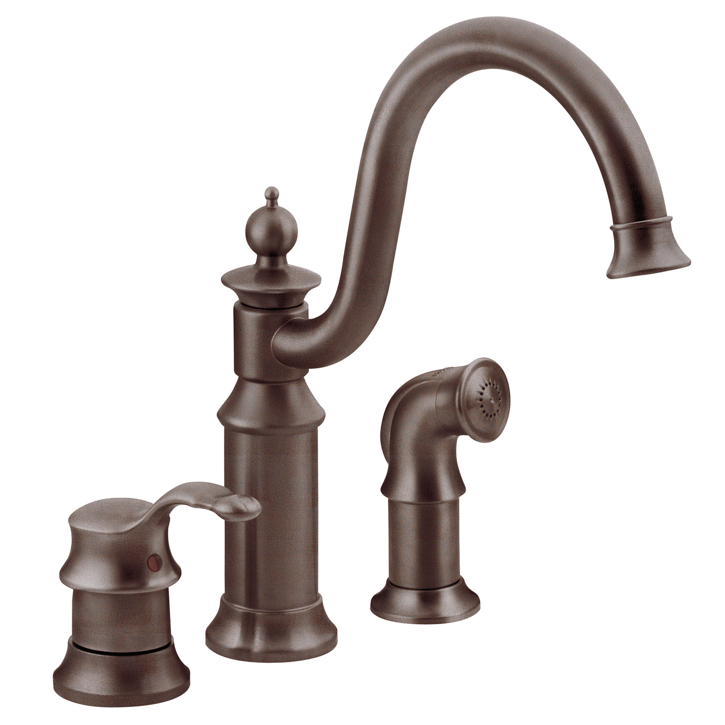 Waterhill Chrome One-Handle High Arc Kitchen Faucet