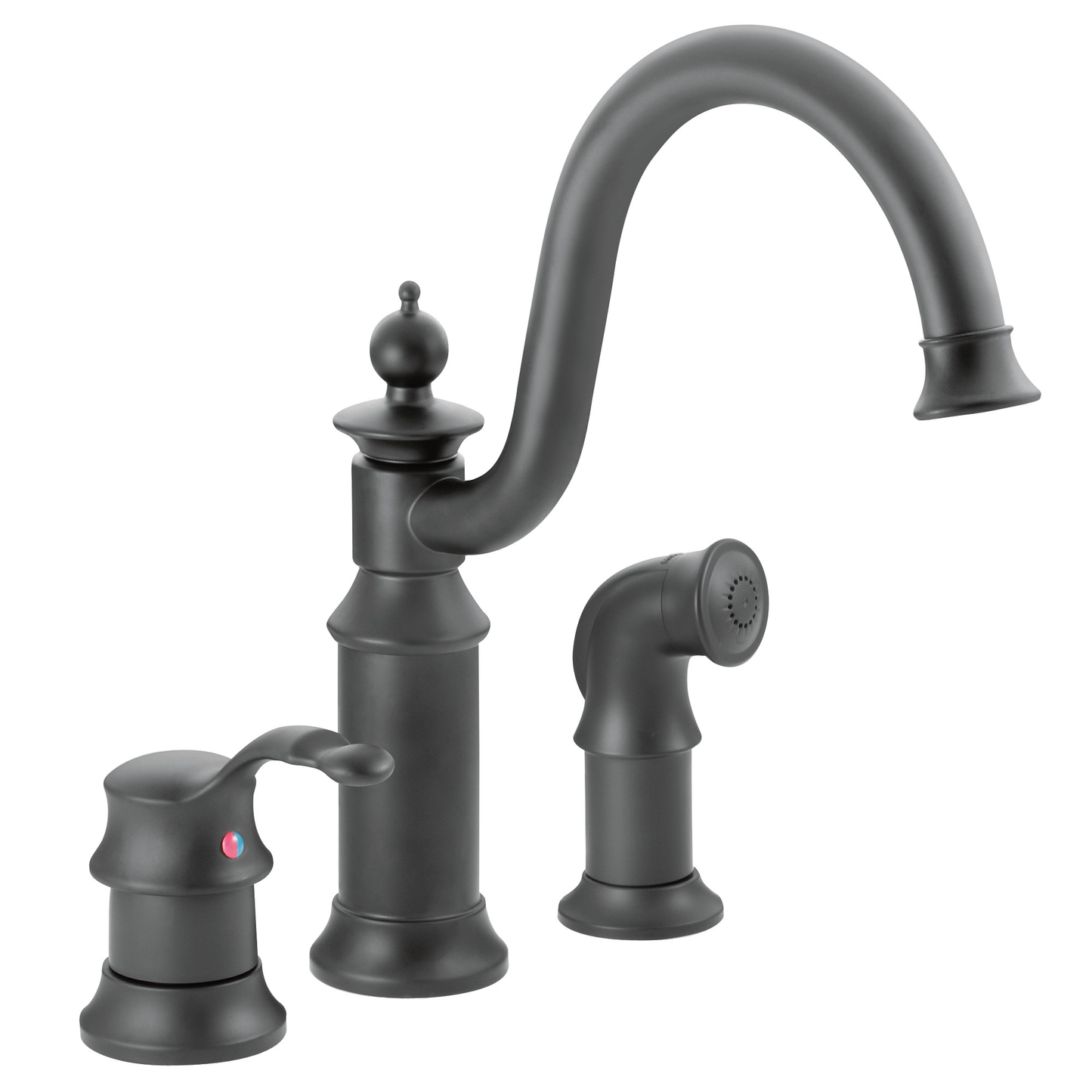 Waterhill Chrome One-Handle High Arc Kitchen Faucet