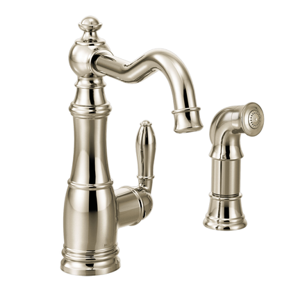 Weymouth Chrome One-Handle High Arc Kitchen Faucet