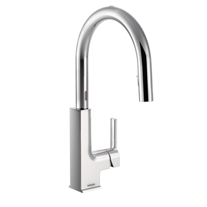 STO Chrome One-Handle High Arc Pulldown Kitchen Faucet