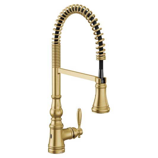 Weymouth Chrome one-handle high arc kitchen faucet