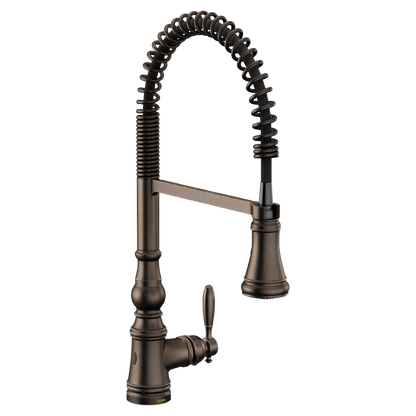 Weymouth Chrome one-handle high arc kitchen faucet