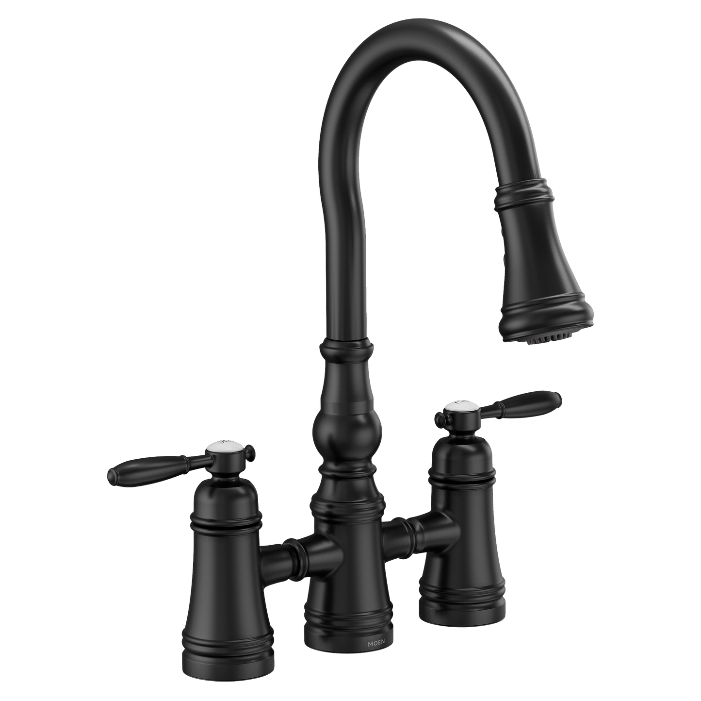 Weymouth Two-Handle High Arc Pulldown Kitchen Faucet