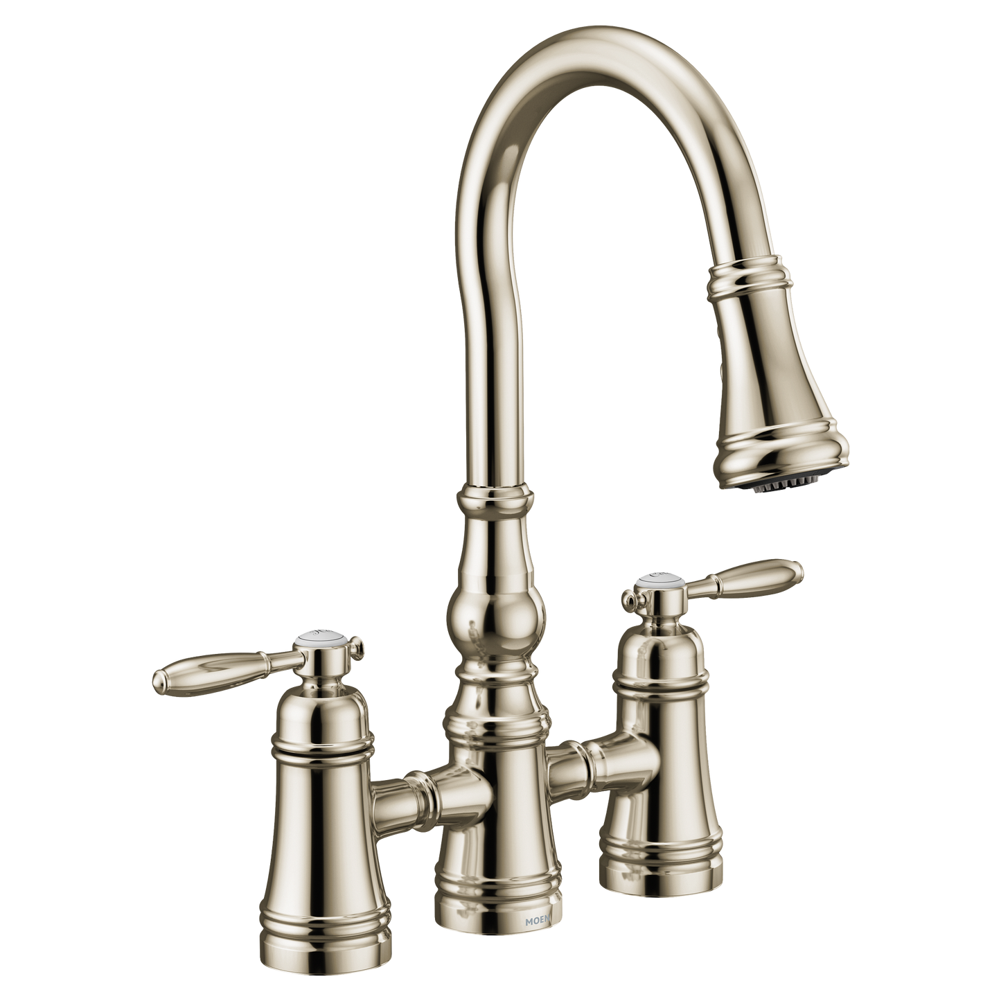 Weymouth Two-Handle High Arc Pulldown Kitchen Faucet