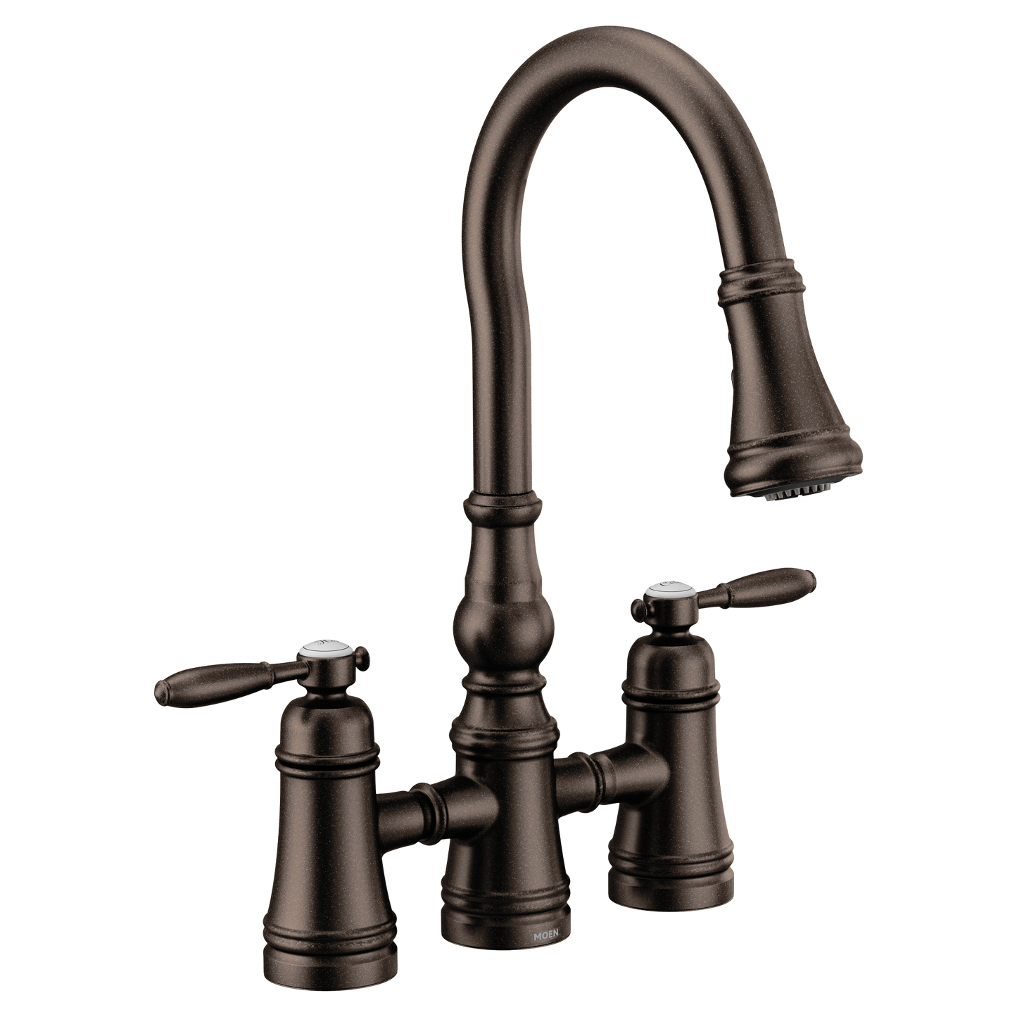 Weymouth Two-Handle High Arc Pulldown Kitchen Faucet