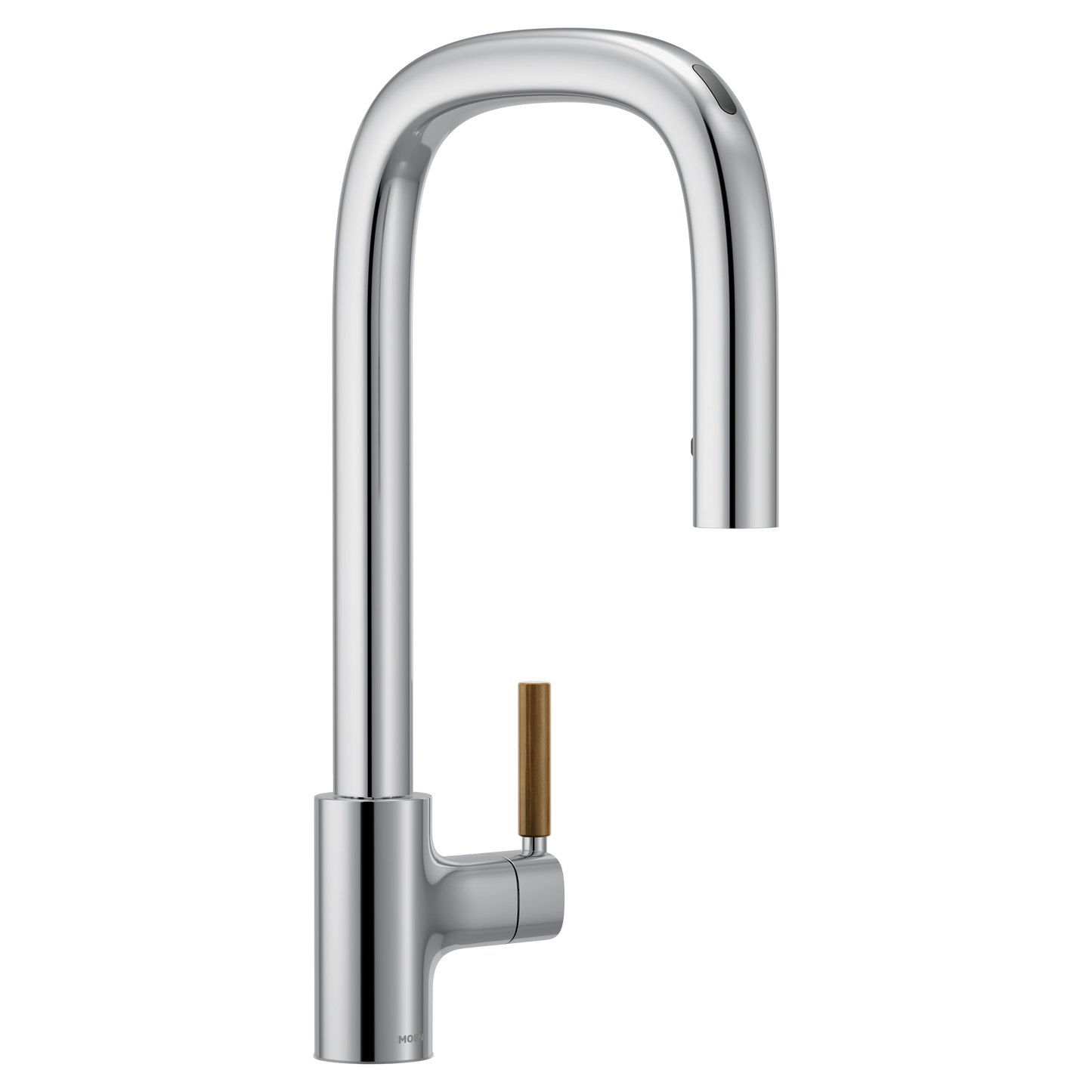 Tenon Chrome one-handle high arc pulldown kitchen faucet