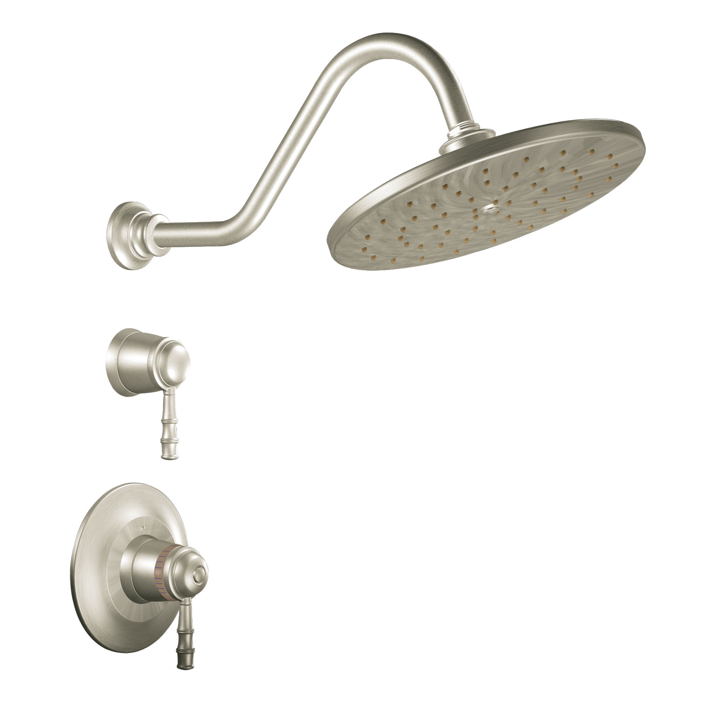 Bamboo Brushed nickel ExactTemp(R) shower only