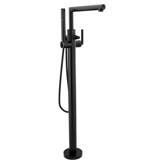 Arris Matte black One-Handle Tub Filler including Handheld Shower