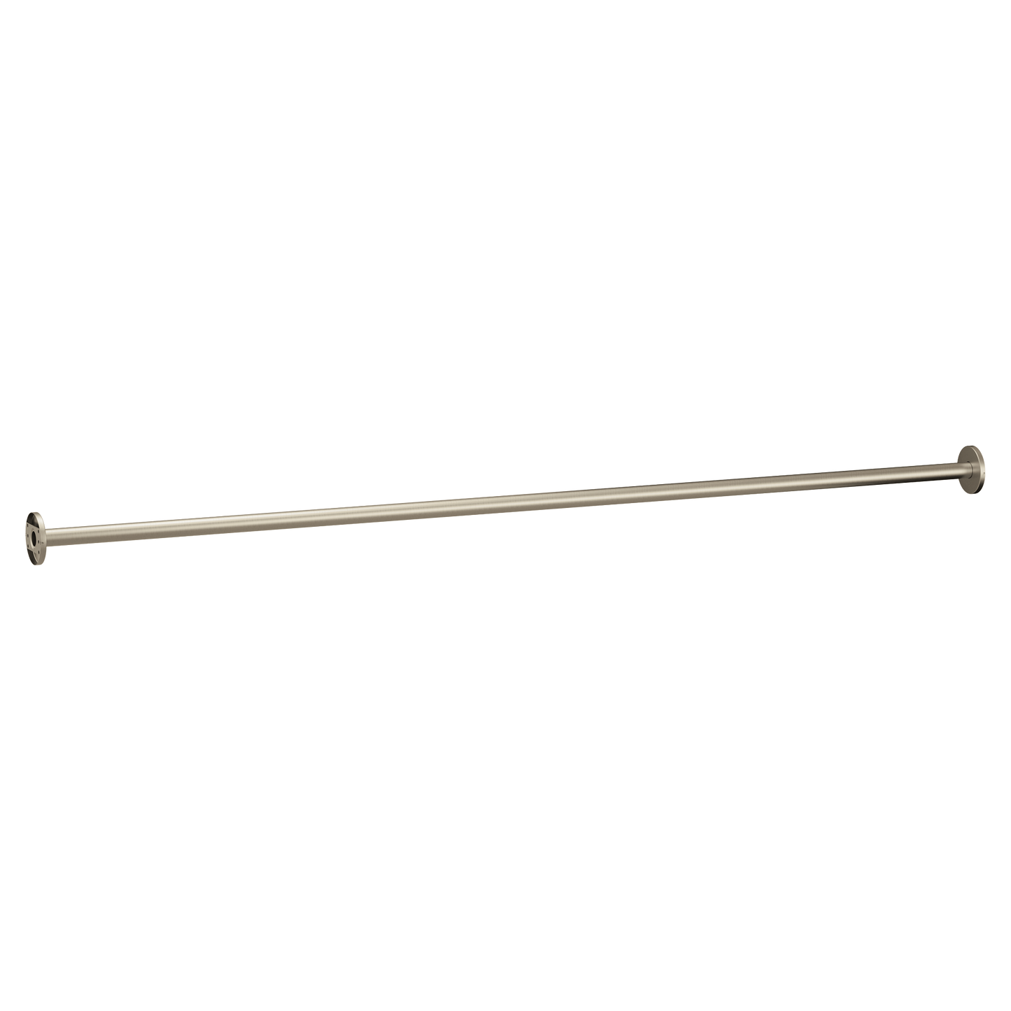 Chrome shower rod