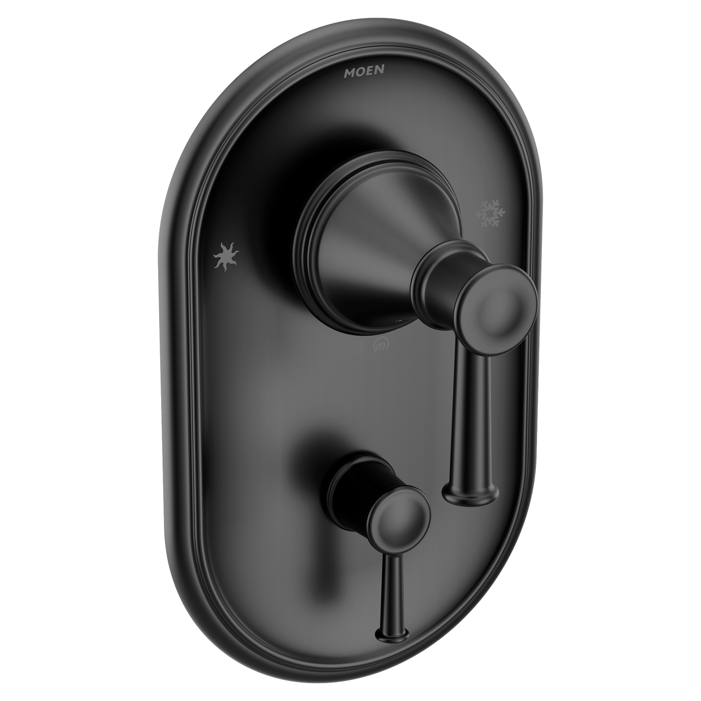 Belfield Matte black Posi-Temp(R) with diverter valve trim