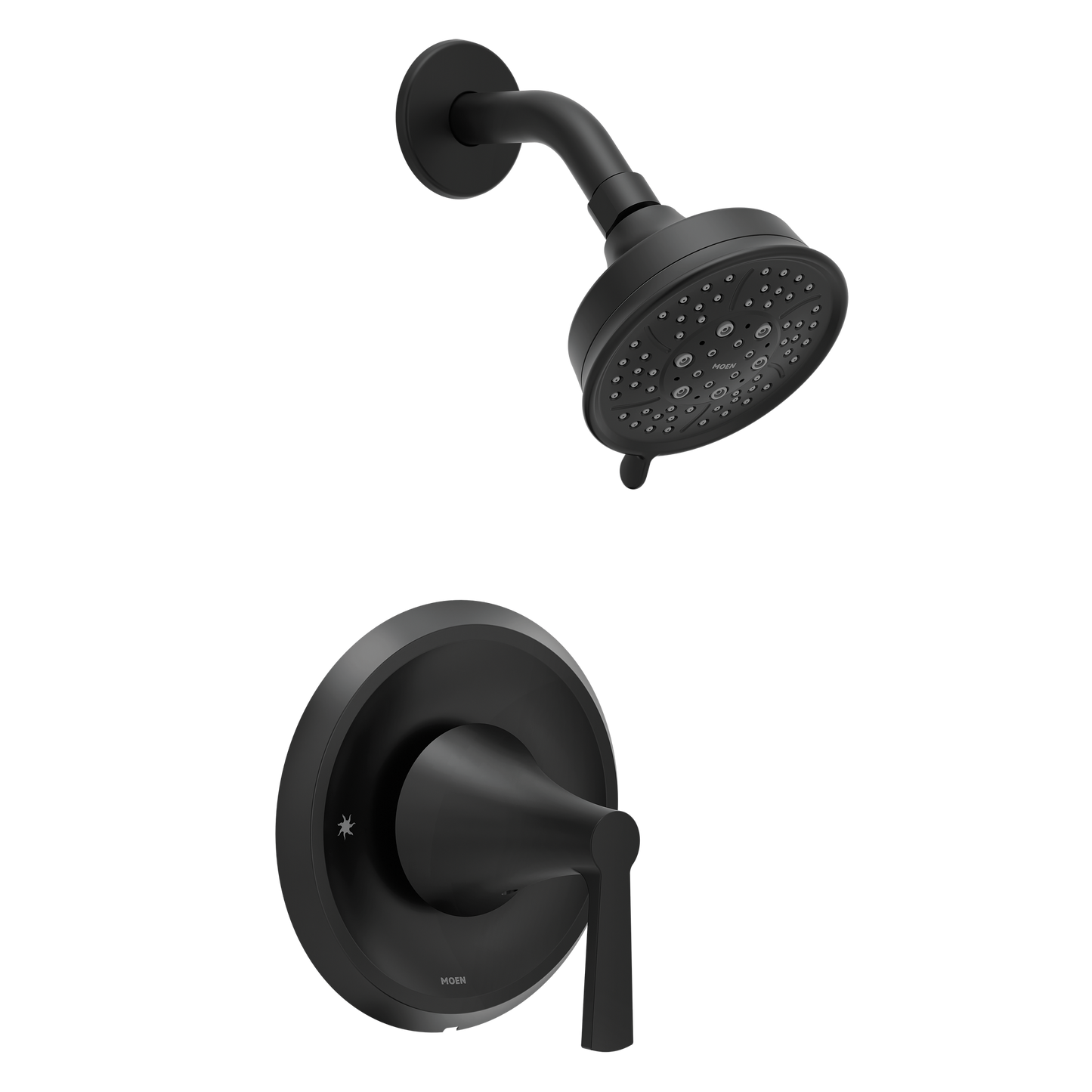 Jase Matte black Posi-Temp(R) shower only