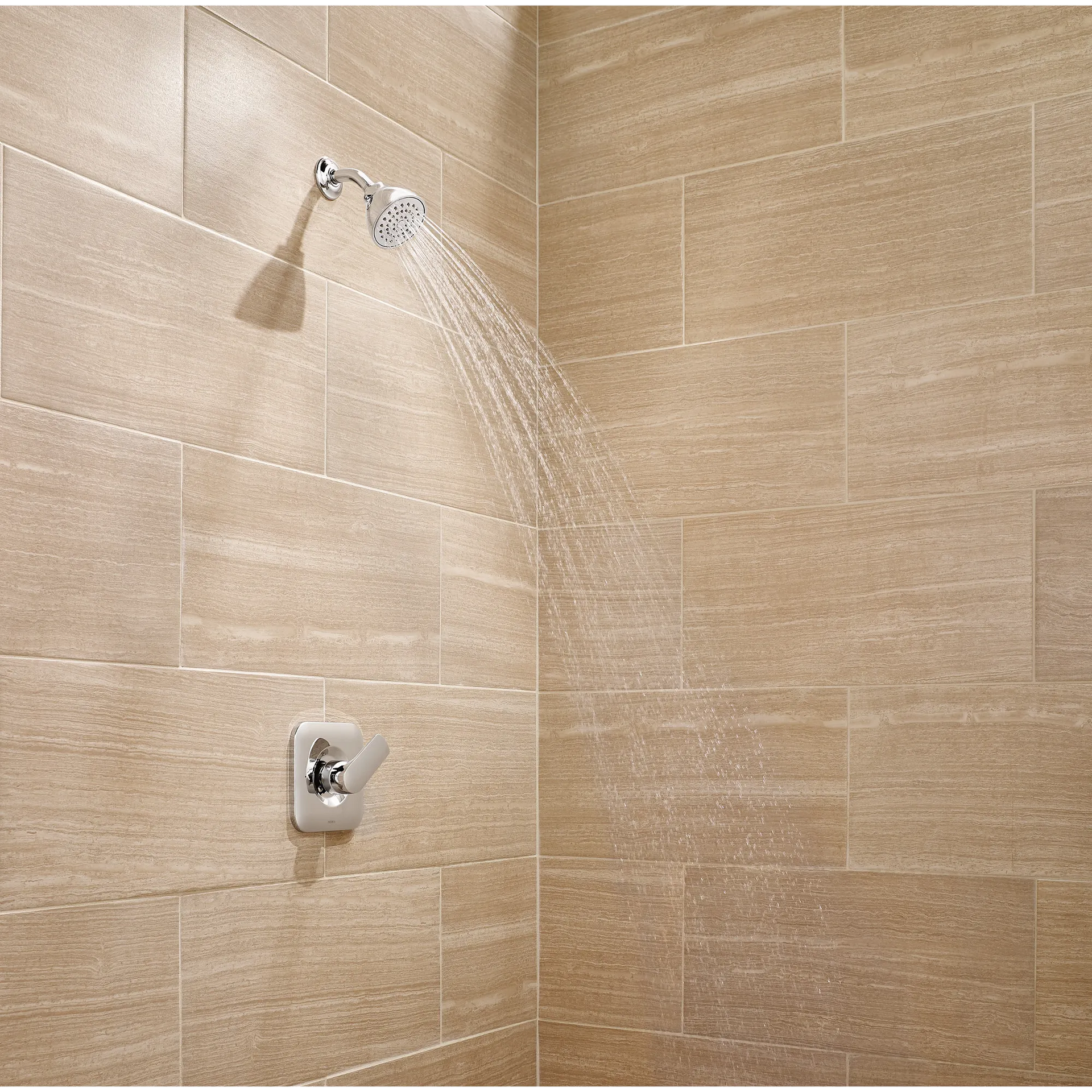 Rizon Chrome Posi-Temp(R) Eco-Performance Tub/Shower – Moen