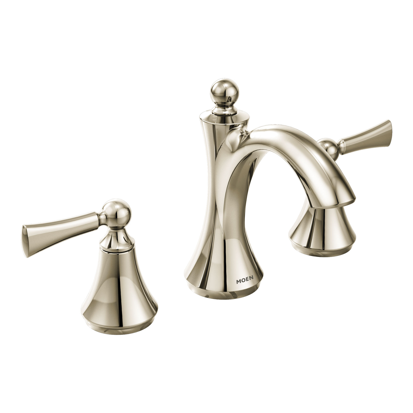 Wynford Chrome Two-Handle High Arc Bathroom Faucet