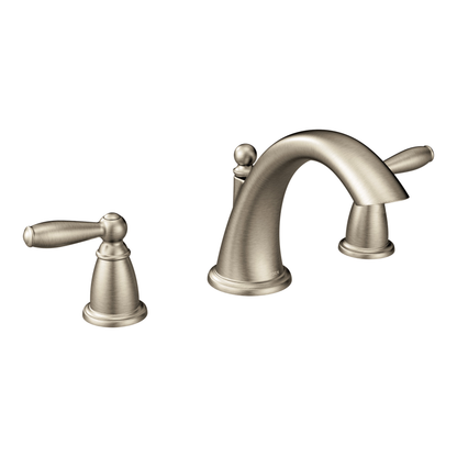 Brantford Chrome Two-Handle Low Arc Roman Tub Faucet