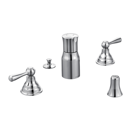 Kingsley Chrome Two-Handle Bidet Faucet