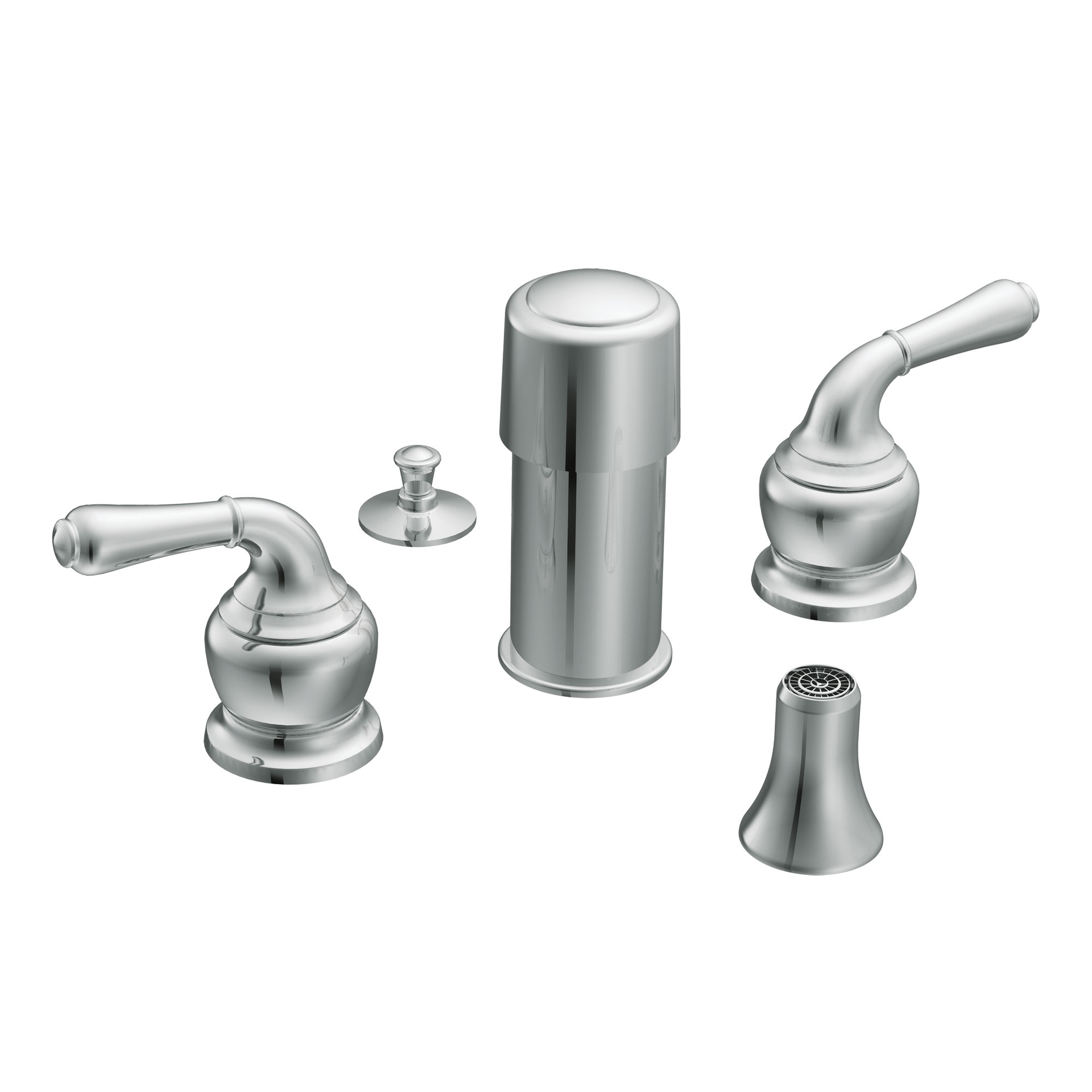 Monticello Chrome two-handle bidet faucet – Moen