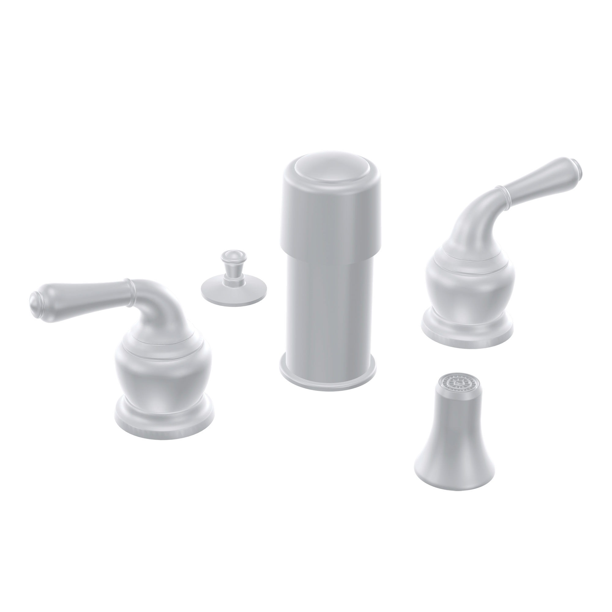 Chrome Brass Bidet T-Adapter & Shut-Off Valve – 7/8