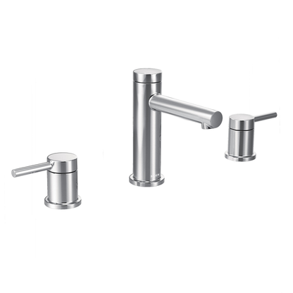 Align Chrome Two-Handle High Arc Bathroom Faucet