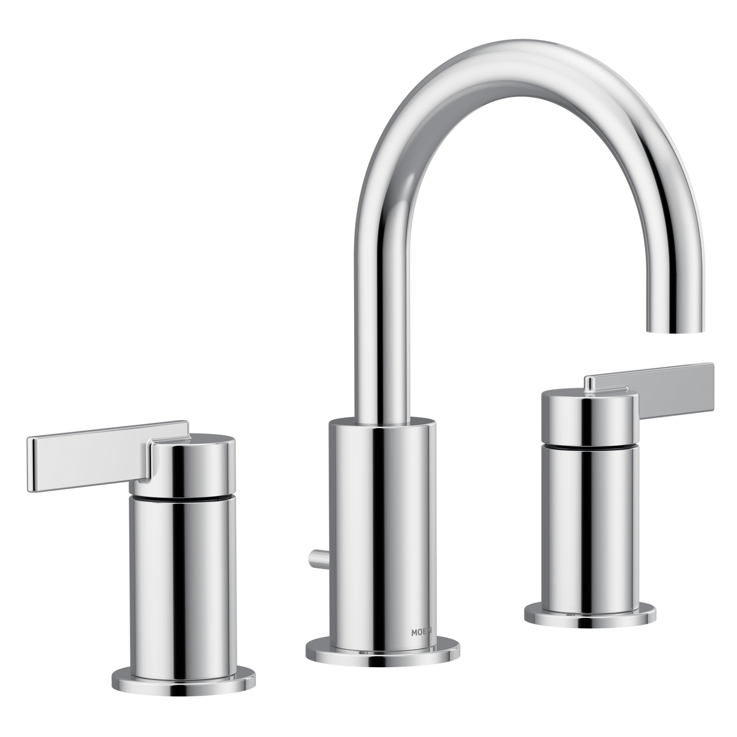 Cia Chrome two-handle high arc bathroom faucet