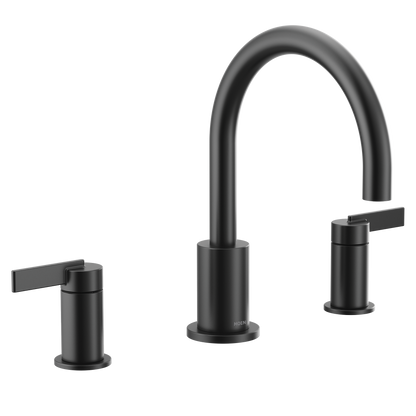 Cia Chrome two-handle non diverter roman tub faucet