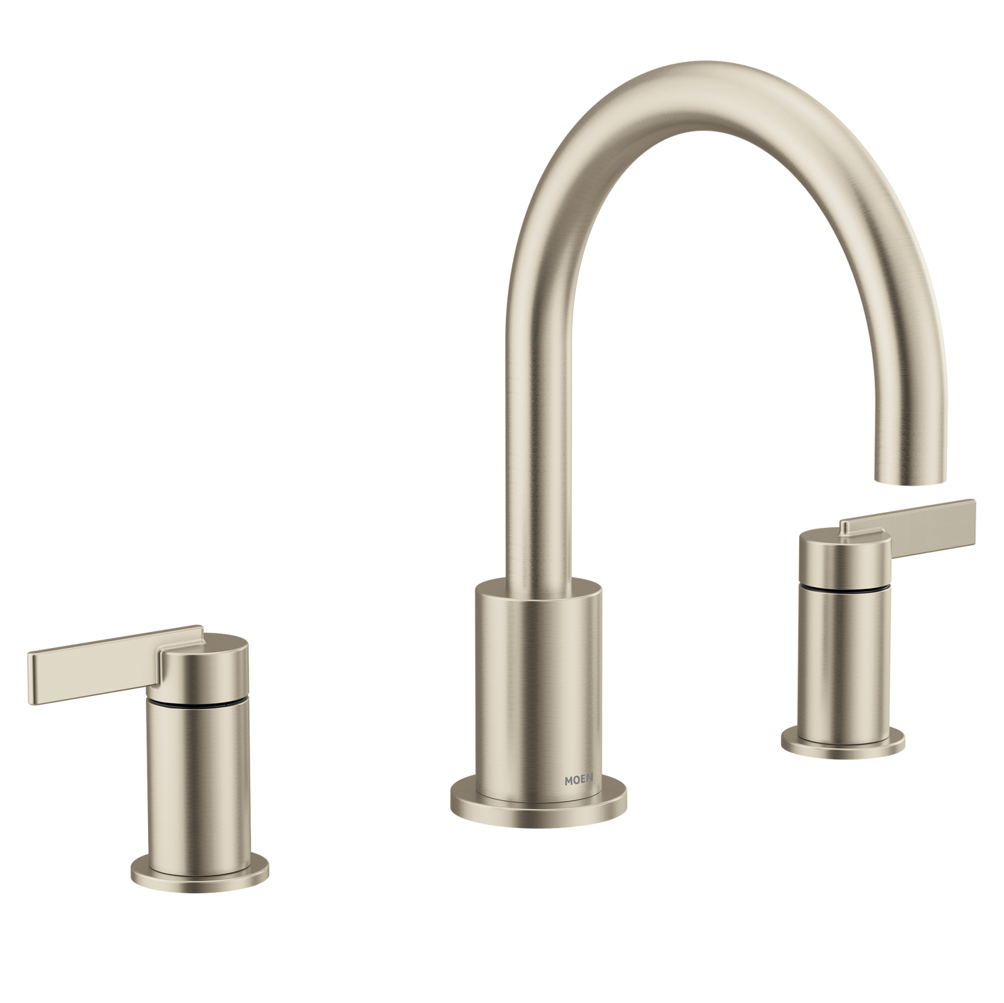 Cia Chrome two-handle non diverter roman tub faucet