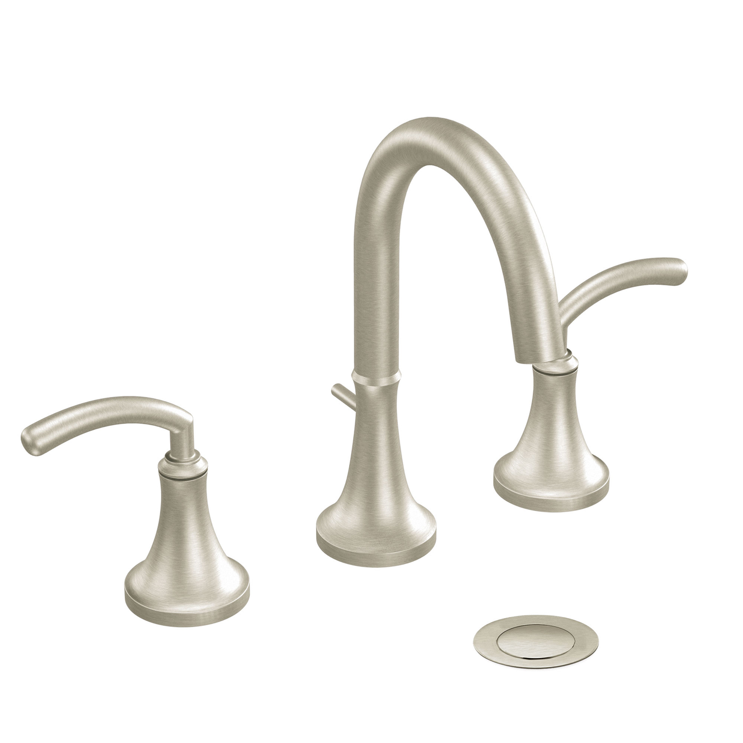 Icon Chrome two-handle high arc bathroom faucet