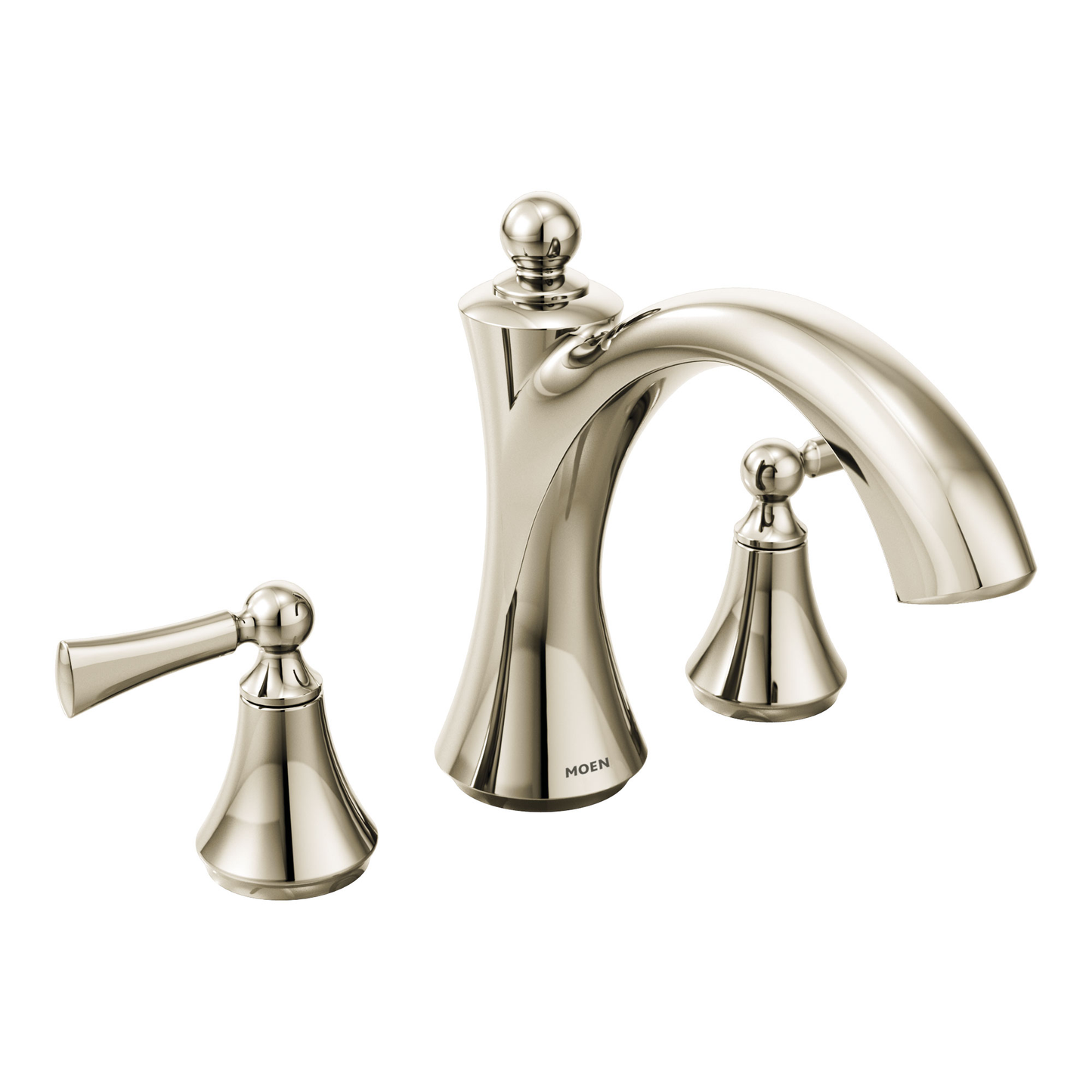 Wynford Chrome Two-Handle Non-Diverter Roman Tub Faucet