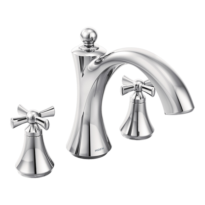 Wynford Two-Handle Non-Diverter Roman Tub Faucet