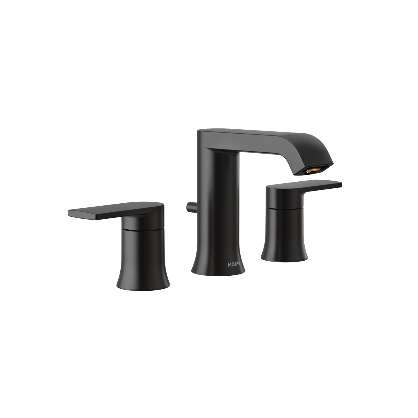 Genta Chrome Two-Handle Low Arc Bathroom Faucet