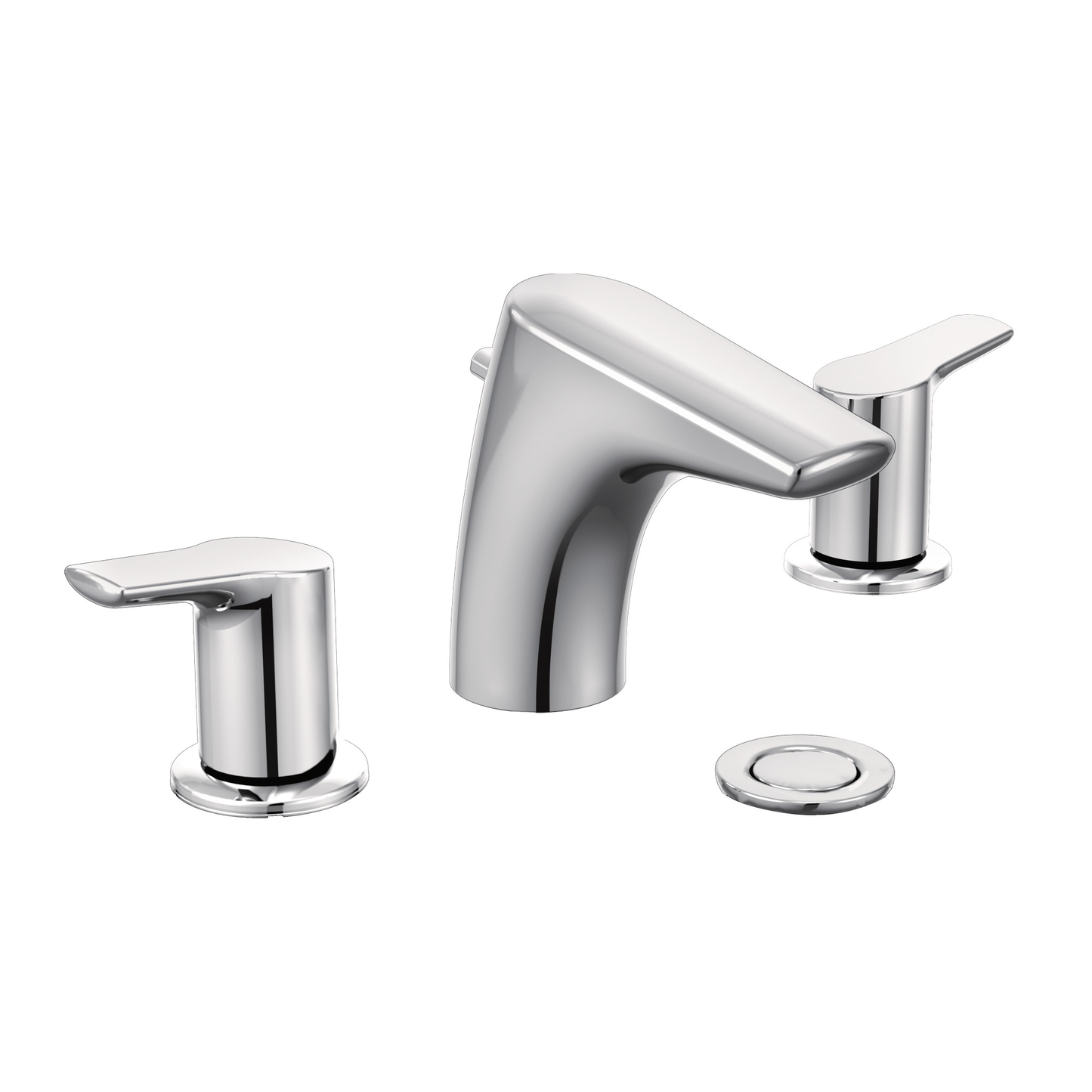 Method Chrome Two-Handle Low Arc Bathroom Faucet