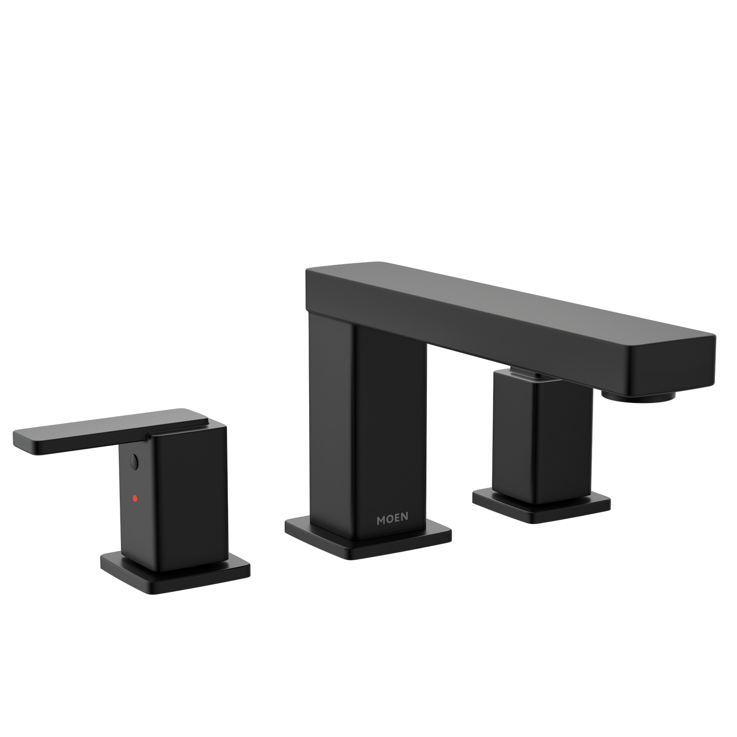 Chrome two-handle non diverter roman tub faucet