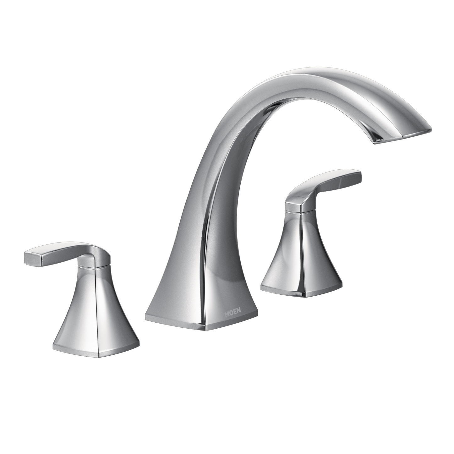 Voss Chrome Two-Handle High Arc Roman Tub Faucet