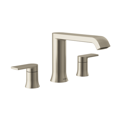 Genta LX Chrome Two-Handle Low Arc Roman Tub Faucet