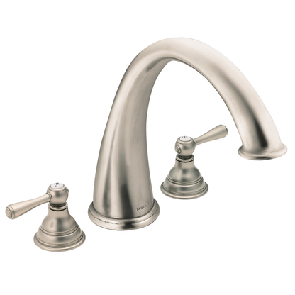 Kingsley Chrome Two-Handle High Arc Roman Tub Faucet