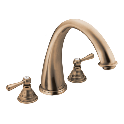 Kingsley Chrome Two-Handle High Arc Roman Tub Faucet