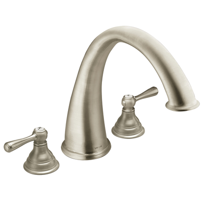 Kingsley Chrome Two-Handle High Arc Roman Tub Faucet