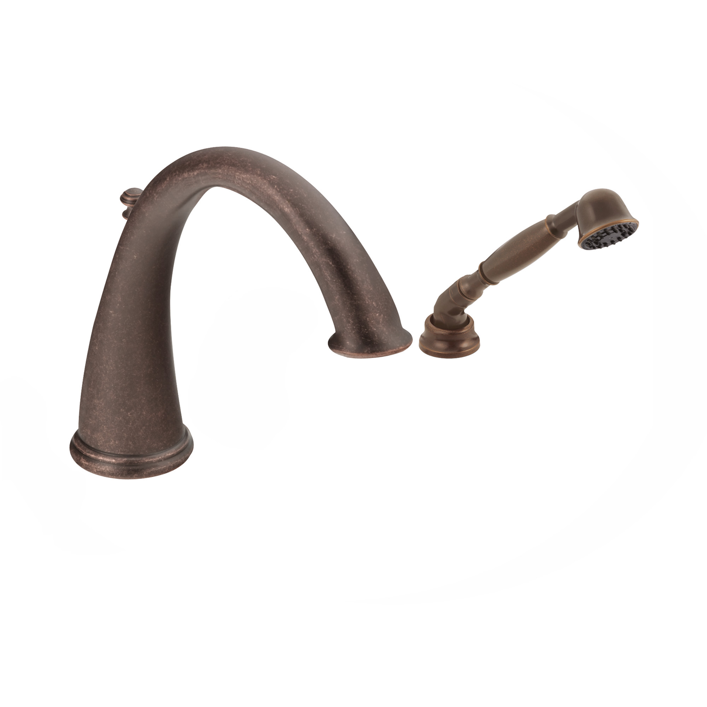 Kingsley Chrome high arc roman tub faucet includes hand shower IoDIGITAL(R) technology