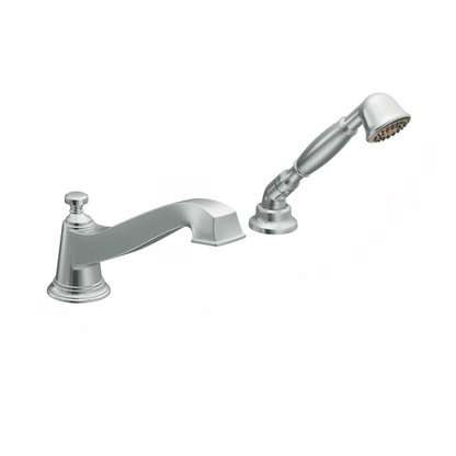 Rothbury Chrome low arc roman tub faucet includes hand shower IoDIGITAL(R) technology