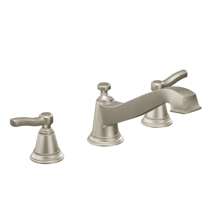 Rothbury Chrome Two-Handle Low Arc Roman Tub Faucet