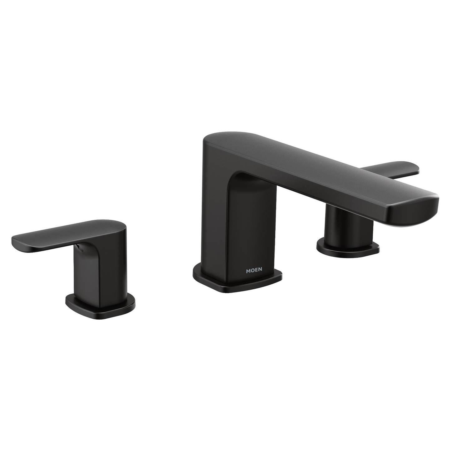 Moen Colinet Roman Tub Faucet Trim In Matte Black – Deck-Mount With Cross Handles (Valve Required)