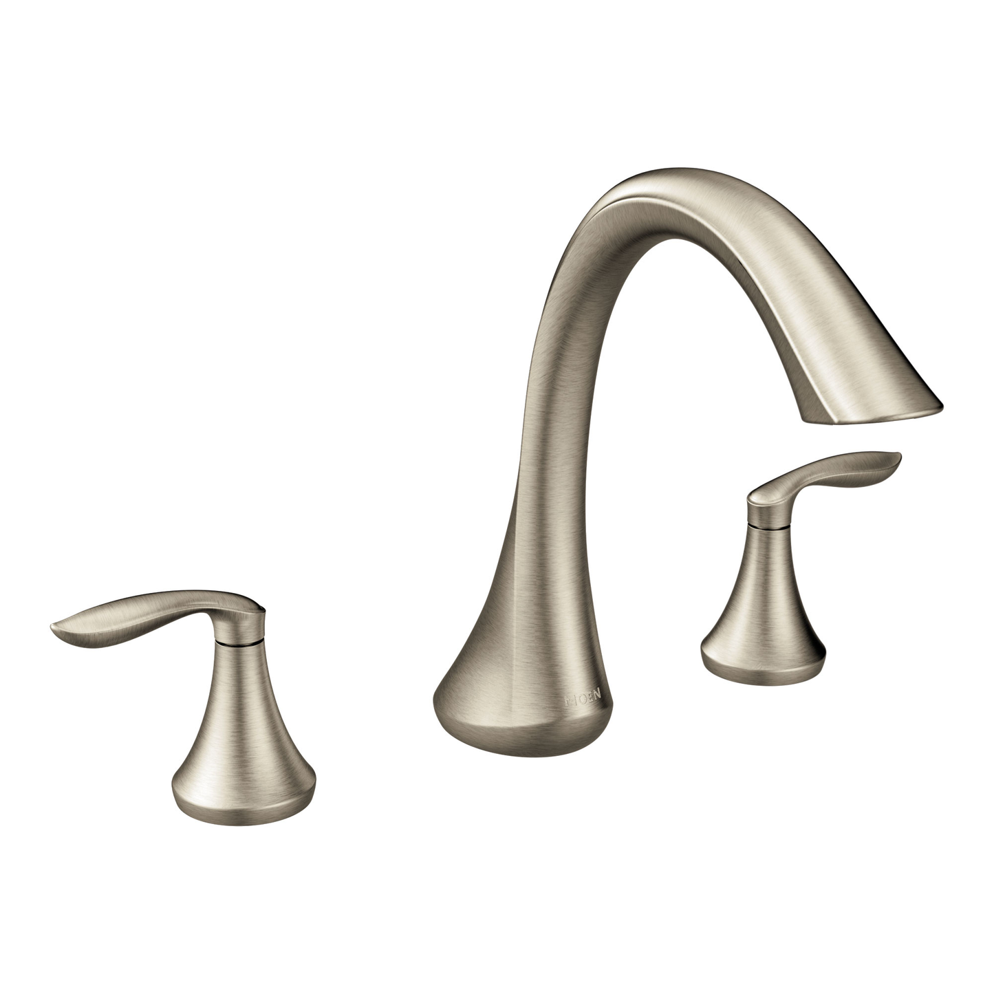 Eva Chrome Two-Handle High Arc Roman Tub Faucet