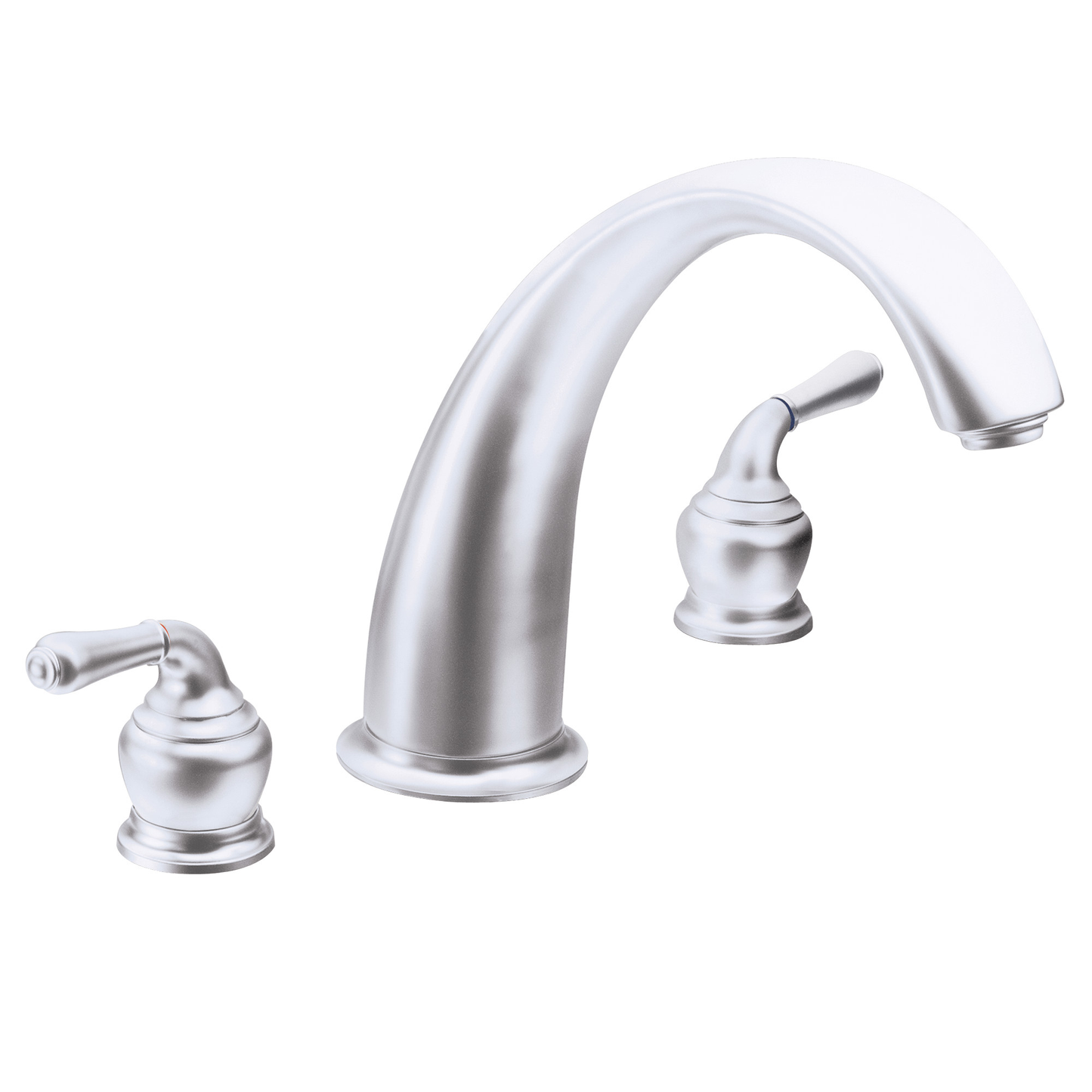 Monticello Chrome two-handle high arc roman tub faucet